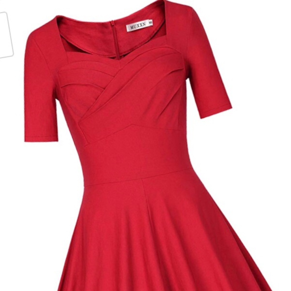 1950’s Red Vintage Flare dress